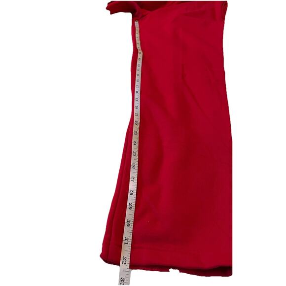 Small Red Sweatpants Port & Company Core Fleece Lifeguard Style - Picture 6 of 6